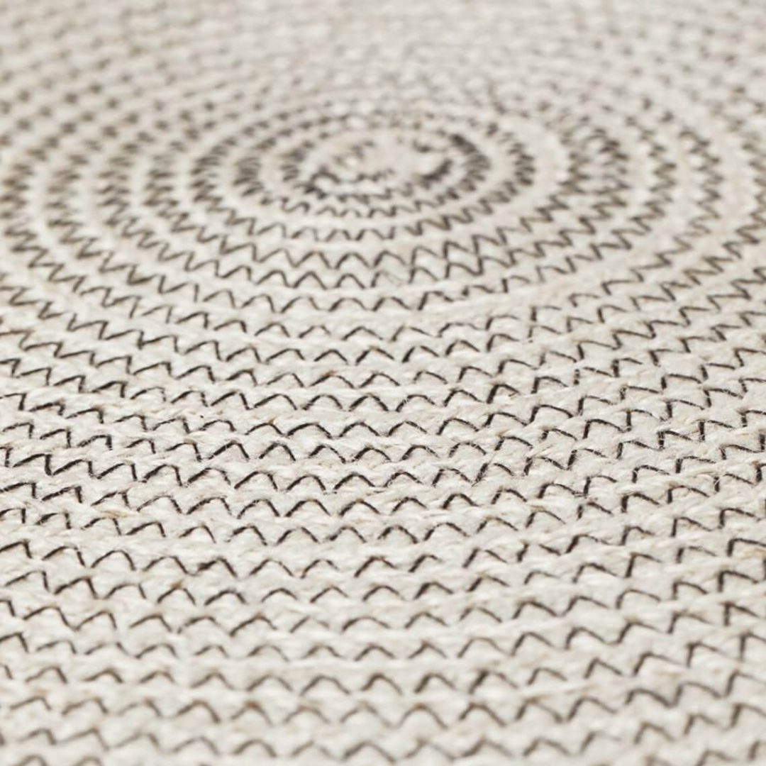 Round Jute Floor Mat - Imagen 3